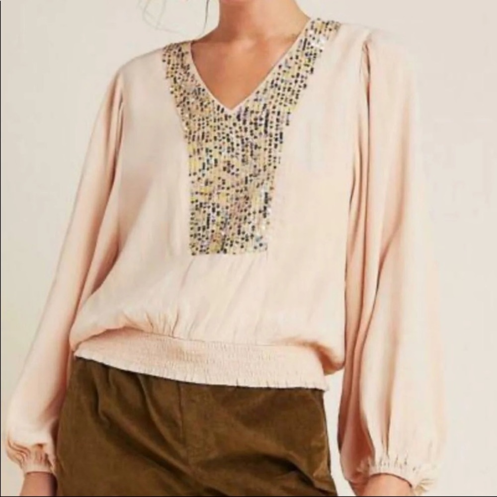Super cute peasant top